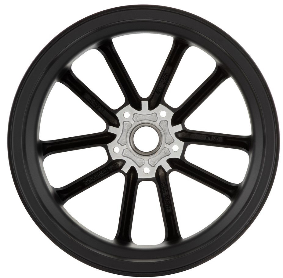 Llanta delantera/trasera 13" para Vespa GTS/GTS Super/GTV/GT 60/GT/GT L 125-300ccm, negro mate