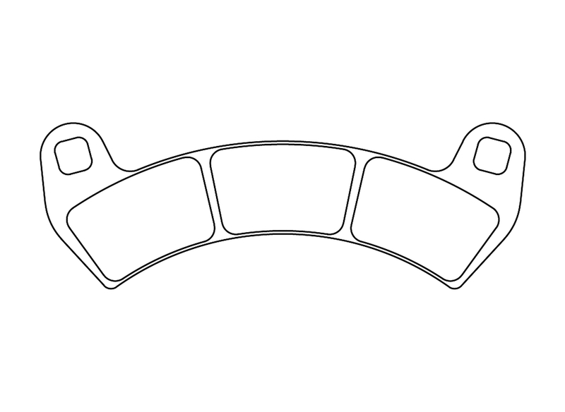 CL Brakes ATV pastillas de freno de metal sinterizado - 1247ATV1