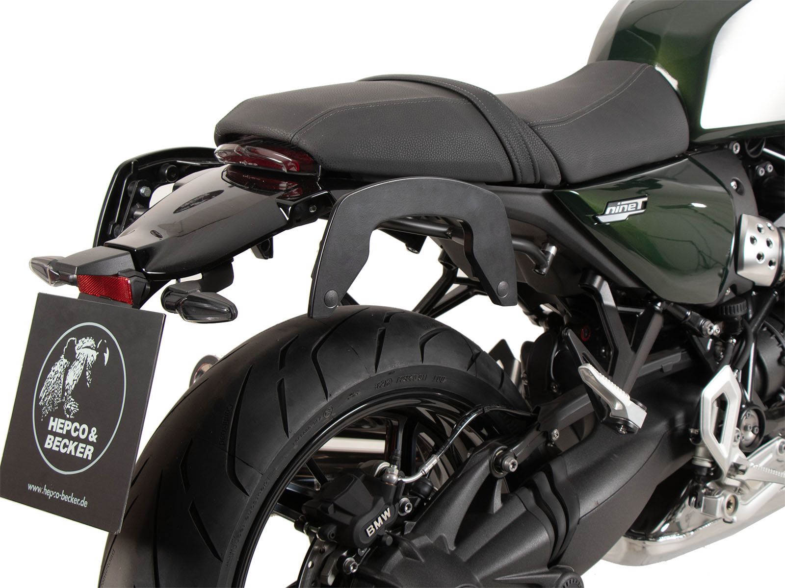 Soporte lateral C-Bow negro para BMW R 12 S (25-) Hepco & Becker