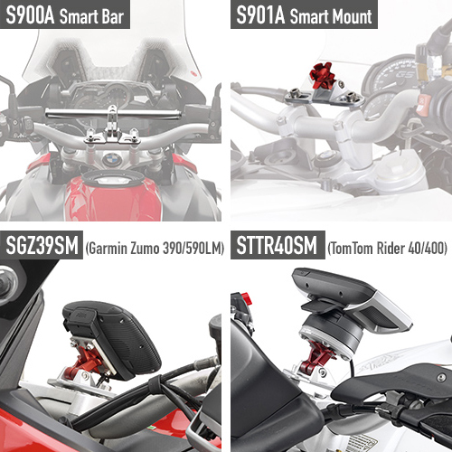 Kit de montaje para Smart Bar S900A / Smart Mount S901A para modelos Honda Givi