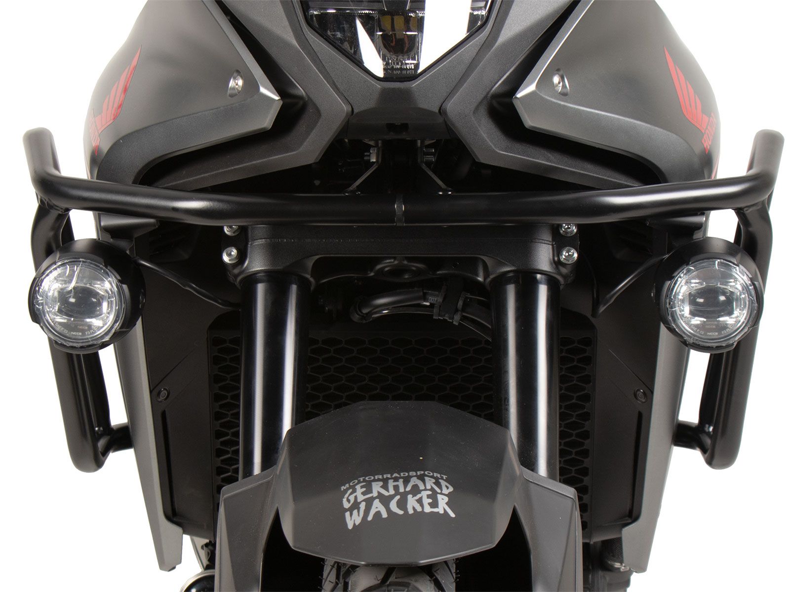 Barra protectora de depósito negra para Honda XL 750 Transalp (25- ) Hepco & Becker