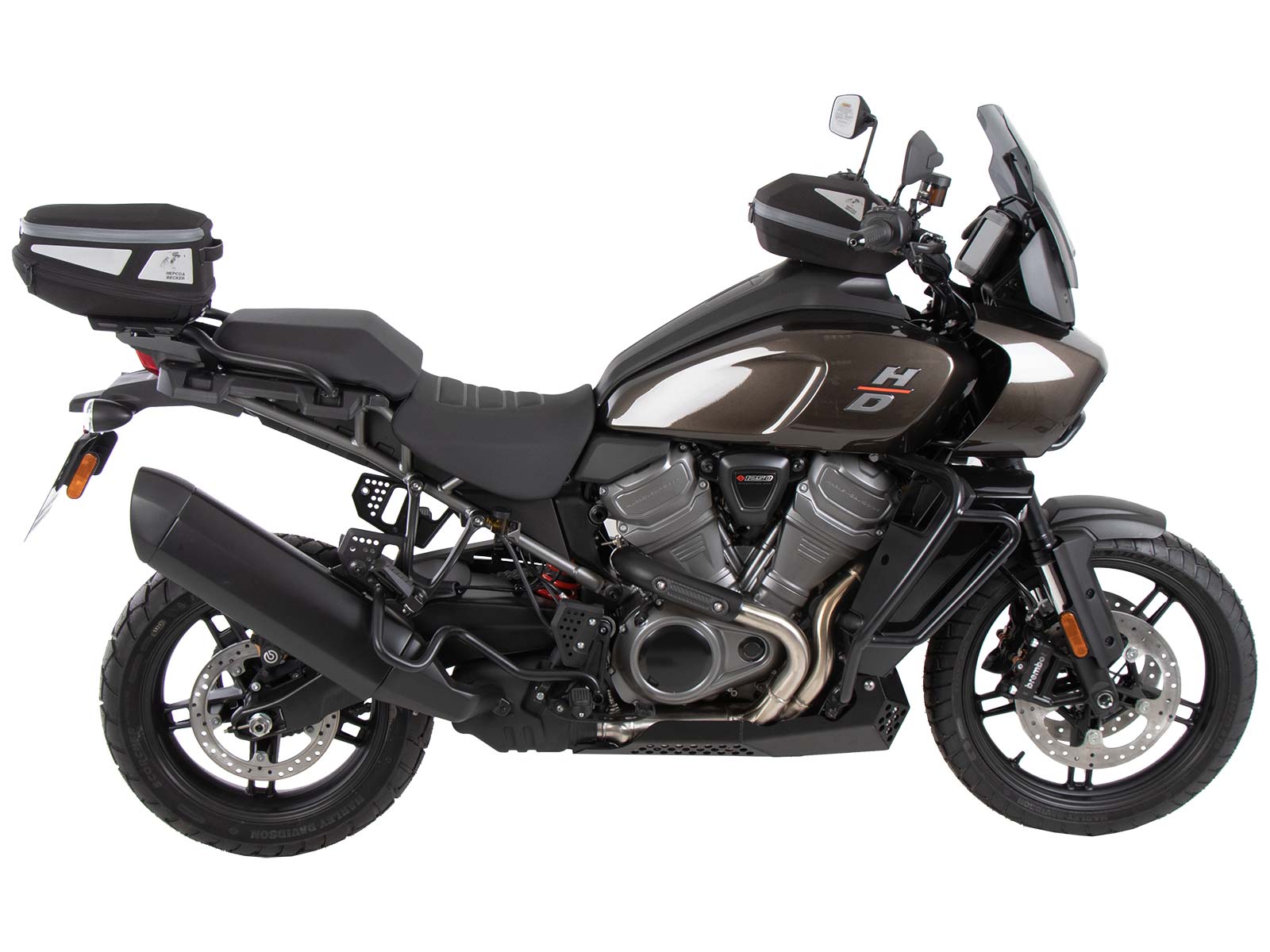 Soporte trasero Smartrack negro para Harley Davidson Pan America 1250 (21-) Hepco & Becker