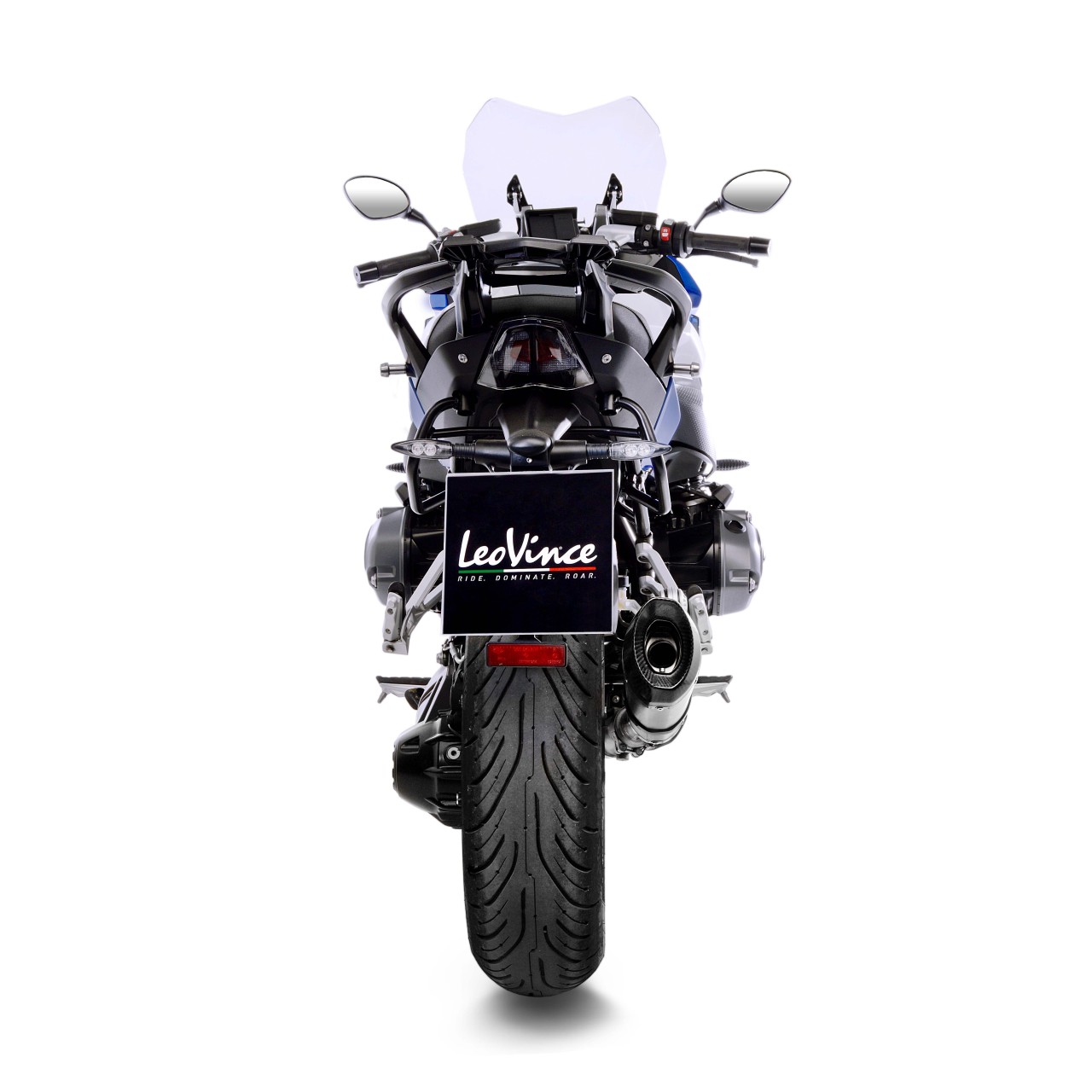 Escape LeoVince Factory S para BMW R 1200 R /RS, acero inoxidable plata, slip on, Euro4, E-certificate