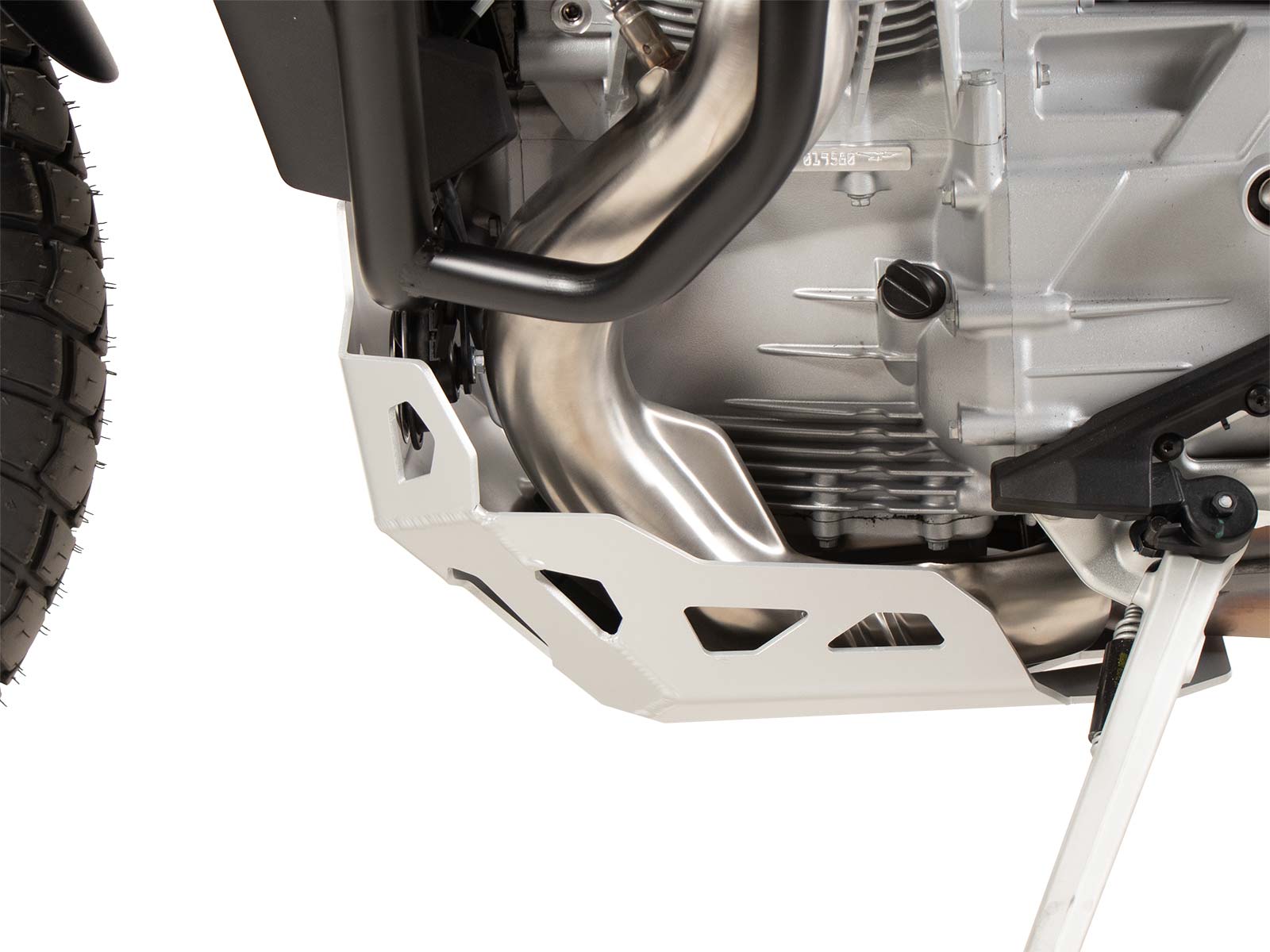 Placa de protección del motor de aluminio para Moto Guzzi Stelvio (24-) Hepco & Becker