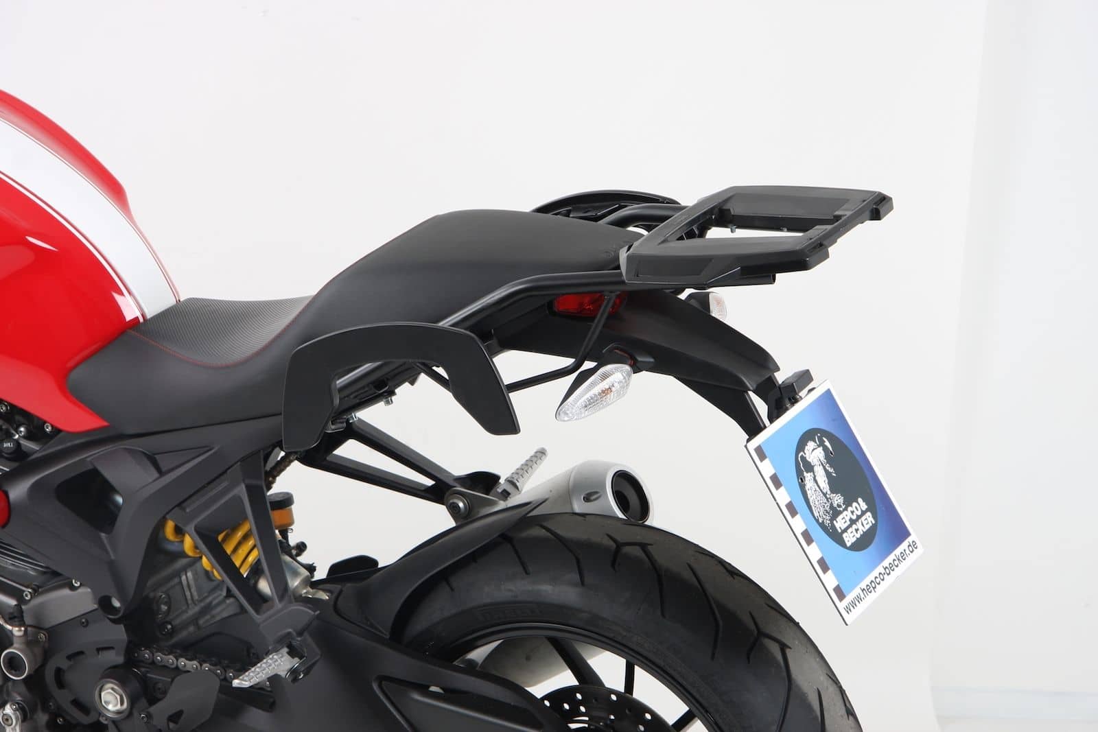 Portamaletas de aluminio para Ducati Monster 1100 Evo (11-13) Hepco & Becker