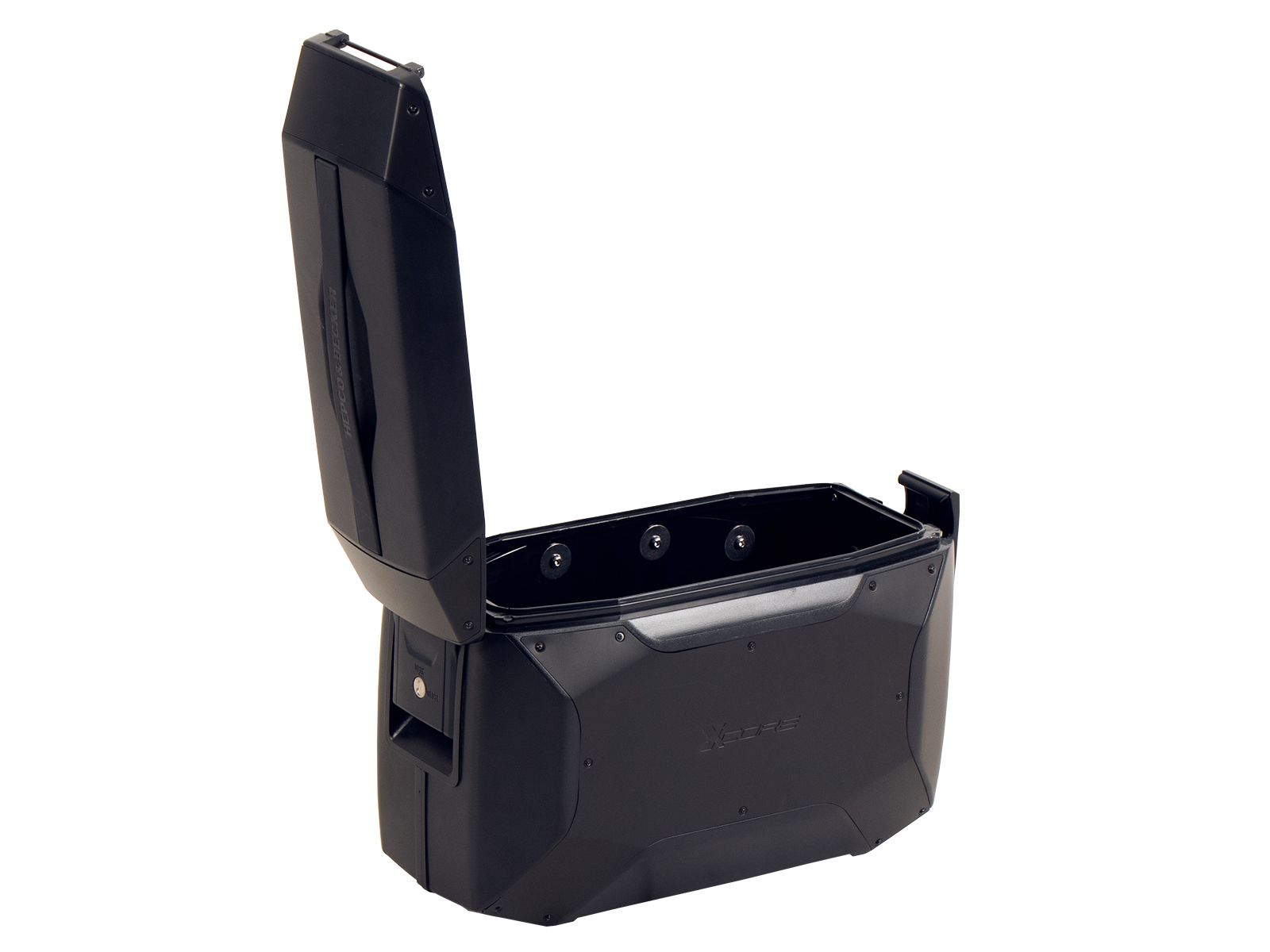 Funda lateral Xcore negra para soporte C-Bow Hepco & Becker