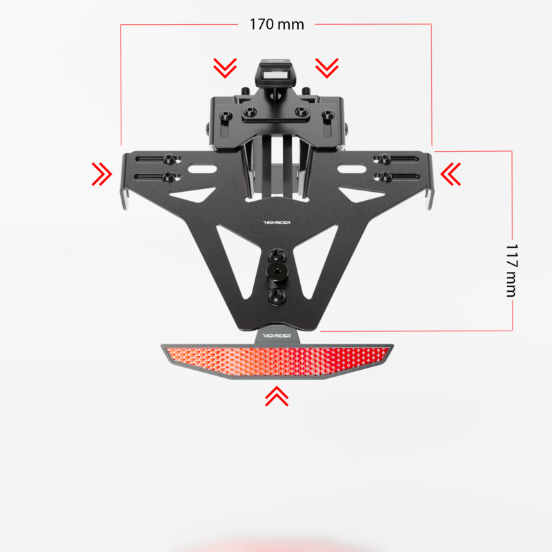 HIGHSIDER soporte matrícula pro Akron-RS Pro Husqvarna