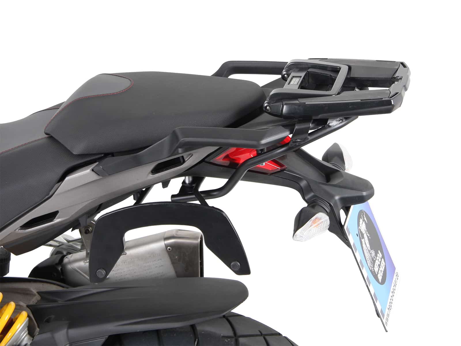 Soporte lateral C-Bow negro para Ducati Multistrada 1200 Enduro (16-18) Hepco & Becker