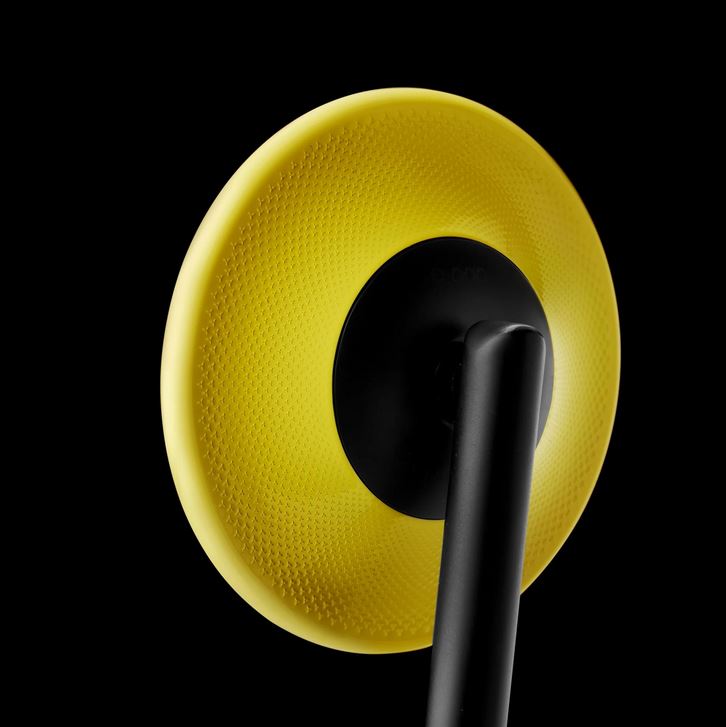 Espejo de manillar RIZOMA E-POP izquierda o derecha para Vespa, negro/amarillo