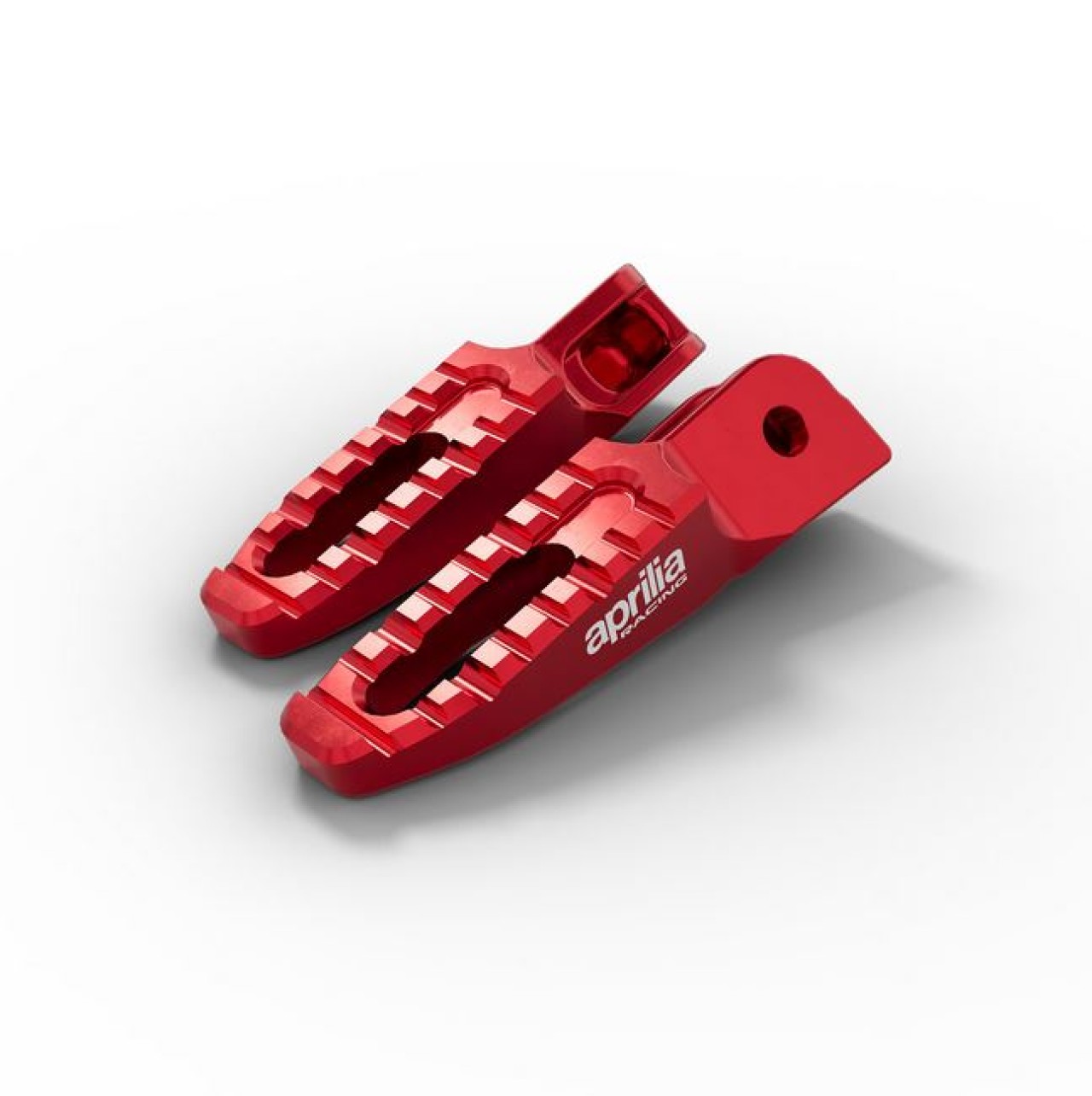 Estriberas aluminio rojo para Aprilia RS 660 /Factory / Tuono 600 Factory (25-)