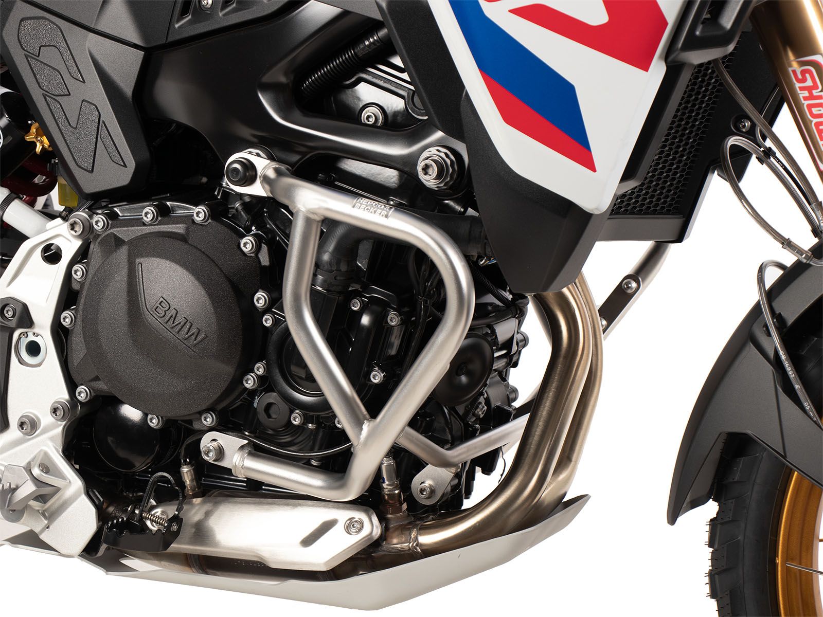 Protector de motor de acero inoxidable para BMW F 900 GS (24-) Hepco & Becker