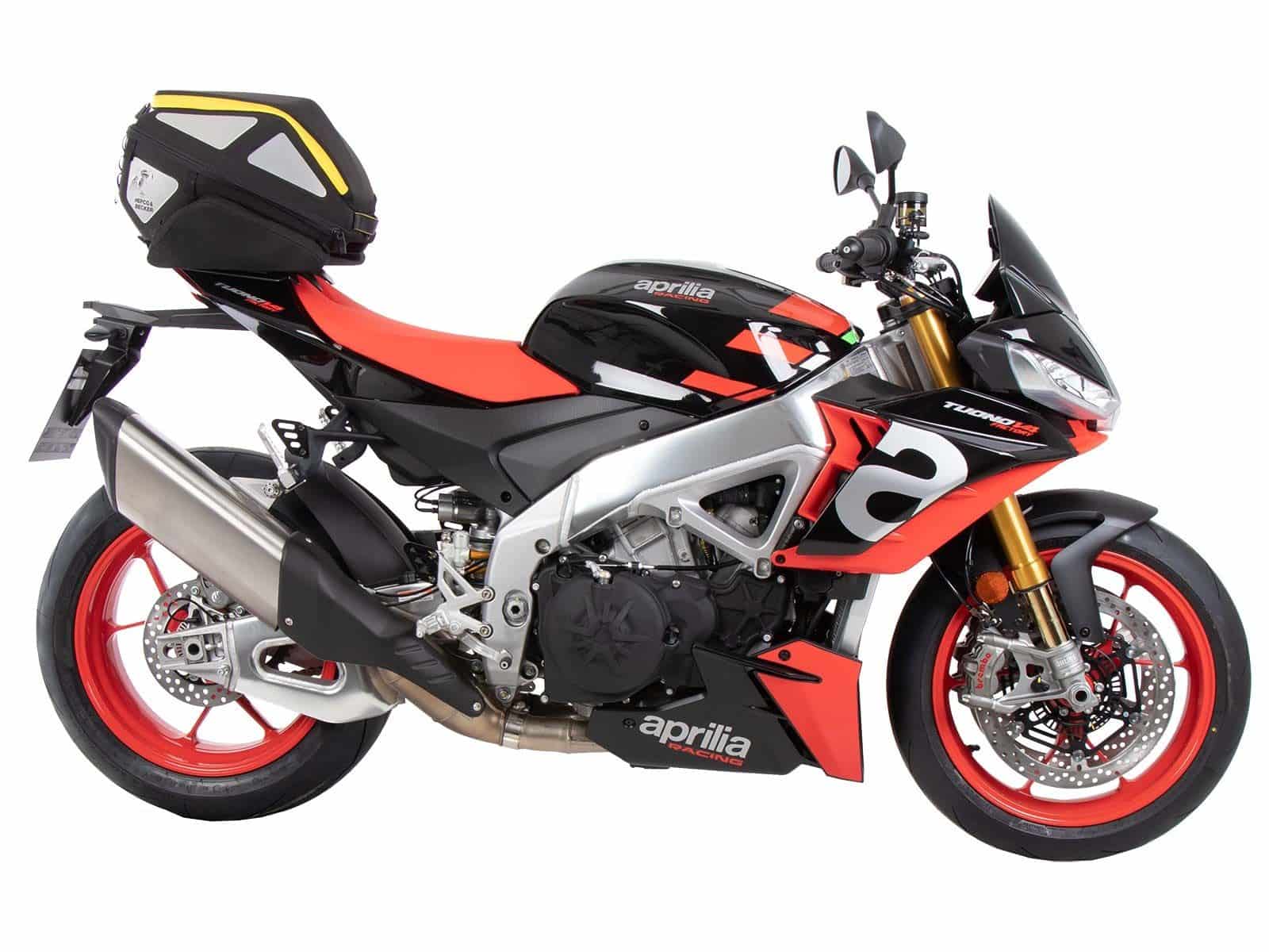 Portaequipajes deportivo fijo negro para Aprilia Tuono V4 Factory /RSV 4 /RSV 4 Factory (21-24)
