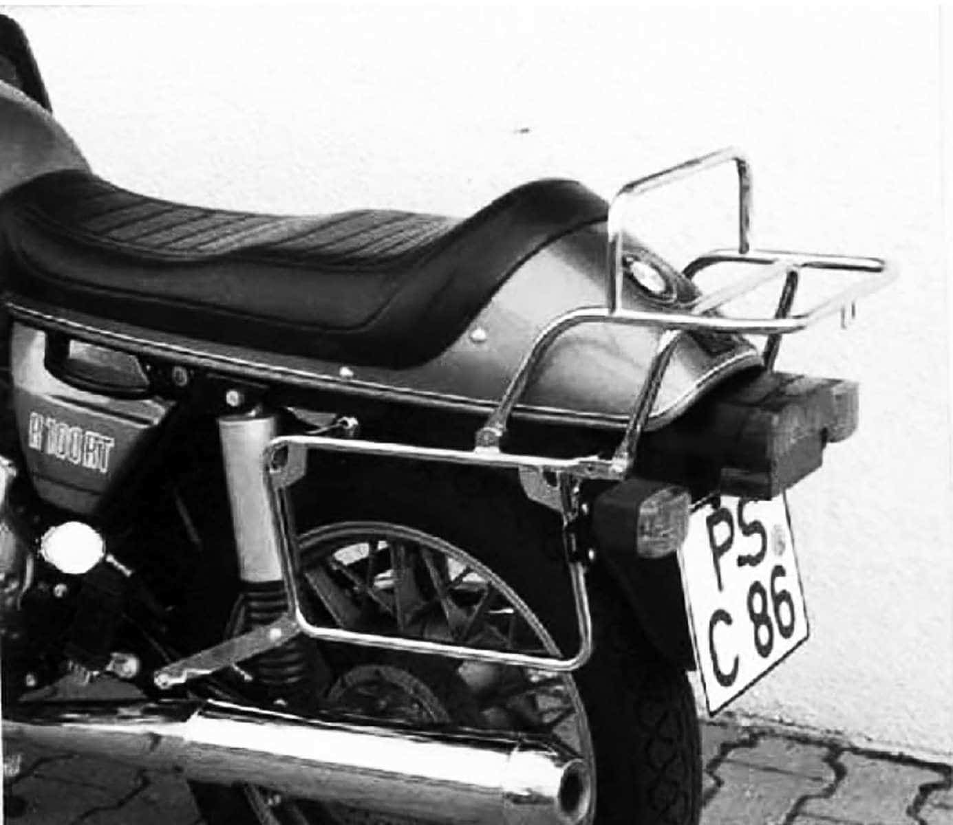 Portaequipajes superior tubular y portaequipajes lateral para BMW R 80 RT/R 100 RT/R 100 RS