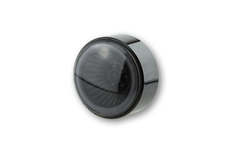 HIGHSIDER piloto trasero smart LED negro estilo Yamaha, homologado E (1ud.)