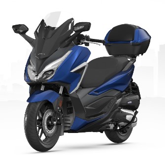 Top Case 35L incl. Portaequipajes Forza 350 (2021-) *PB-397P* AZUL PACÍFICO PERLA MATE original Honda