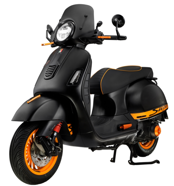 Funda Cover Vario para Vespa Primavera/​Sprint 125-150ccm i.e. 3V 4T AC, naranja mate