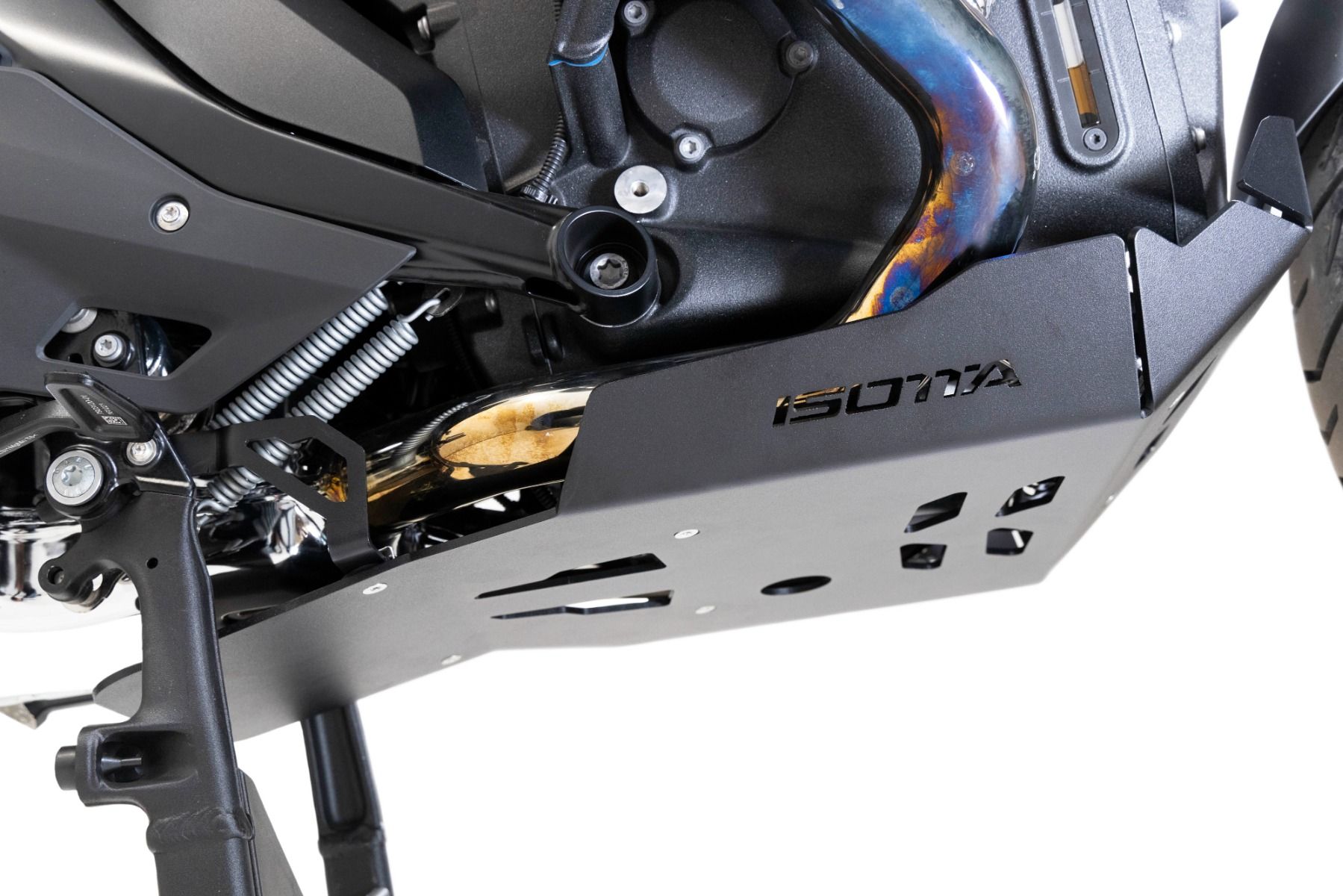 Placa de protección del motor de aluminio para BMW R 1300 GS, negro