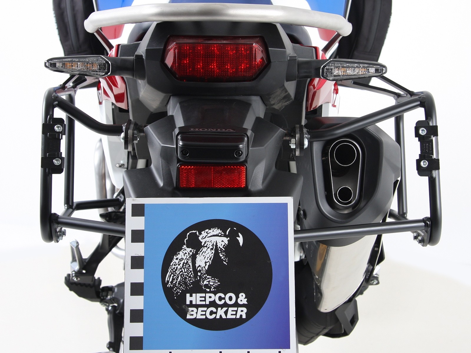 Portamaletas lateral fijo negro para Honda CRF 1000 Africa Twin (18-19) Hepco & Becker