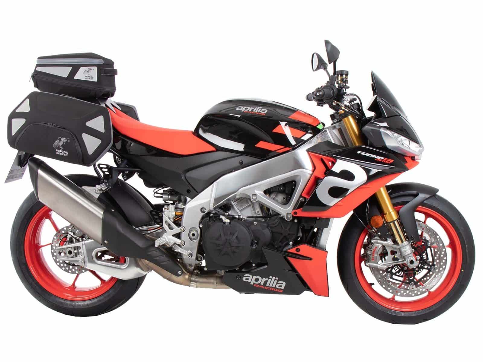 Portaequipajes deportivo fijo negro para Aprilia Tuono V4 Factory /RSV 4 /RSV 4 Factory (21-24)