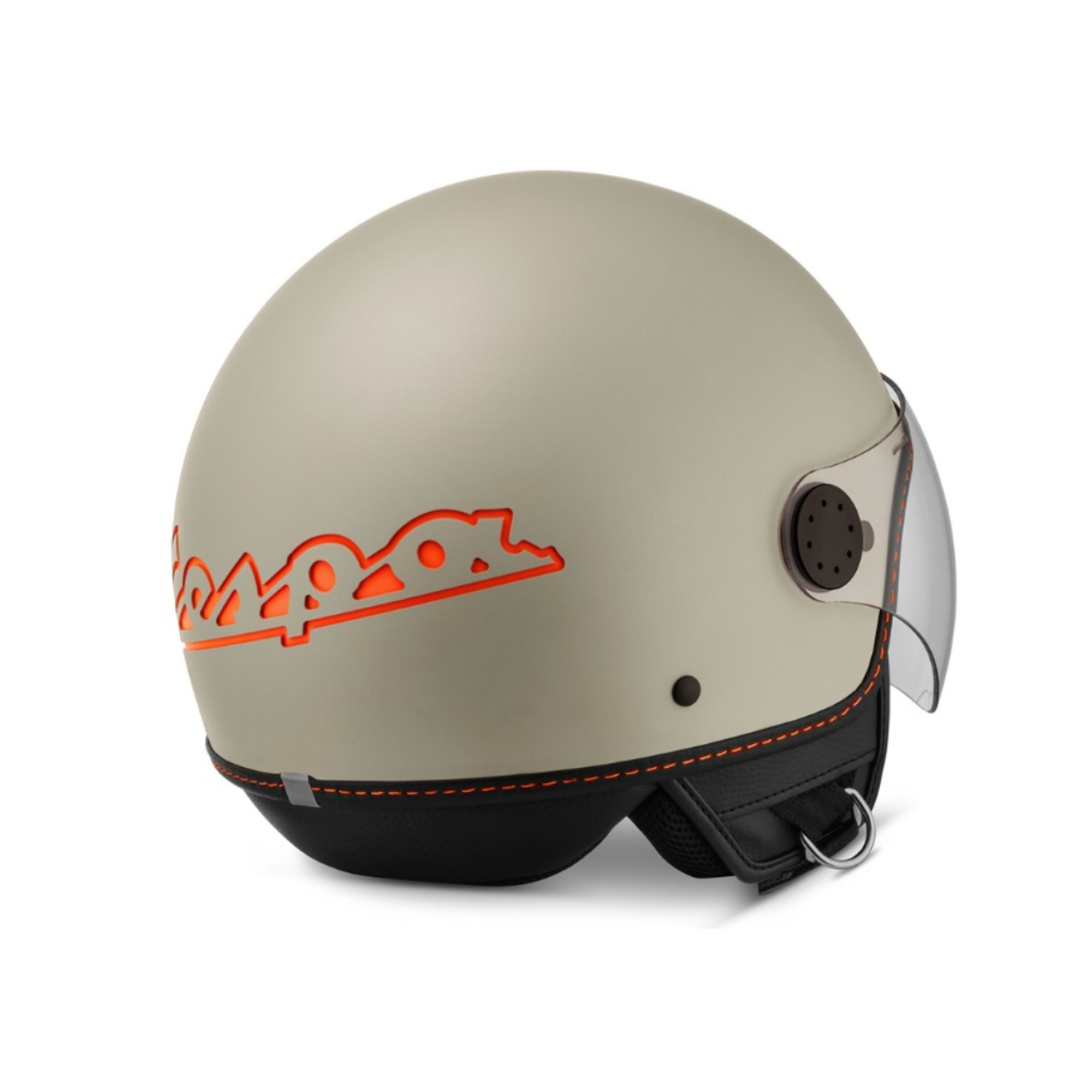 Casco Vespa jet Visera 4.0 beige mate - S