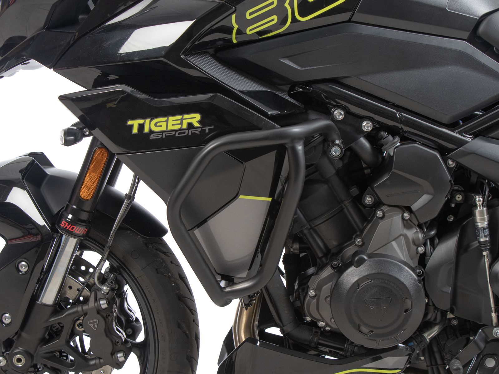 Protector de motor negro para Triumph Tiger Sport 800 (25-) Hepco & Becker