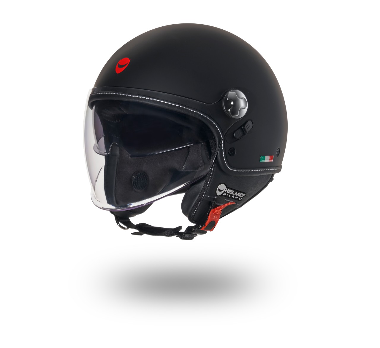Helmo Milano Demi Jet Eos schwarz matt