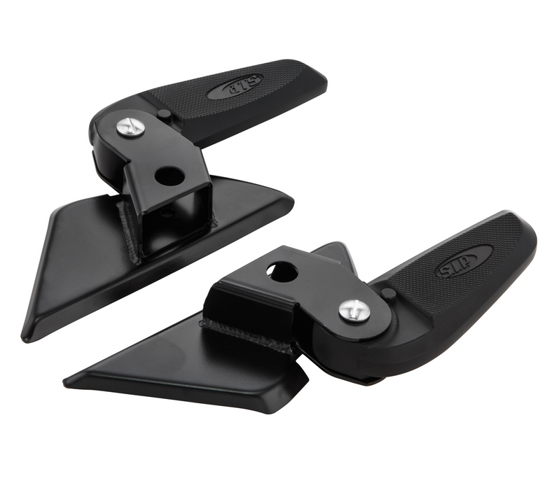 Estriberas derecha e izquierda para Vespa LX /LXV /S 50-150cc, negro/negro