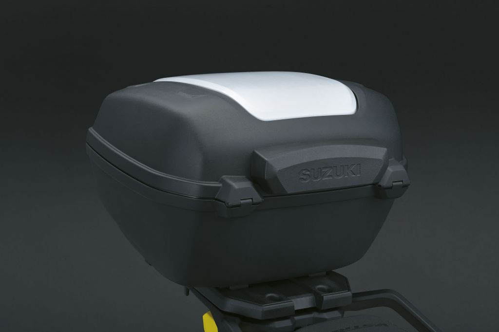 Cojín trasero para baúl de plástico (35 L) para Suzuki V-Strom 800DE 2023- Accesorios originales