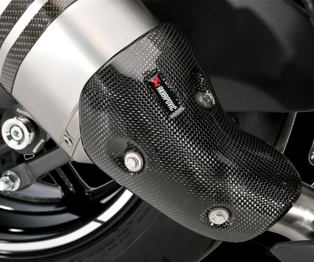 Escudo térmico, carbono (opcional) Z1000 a partir de 2014 - Original Kawasaki
