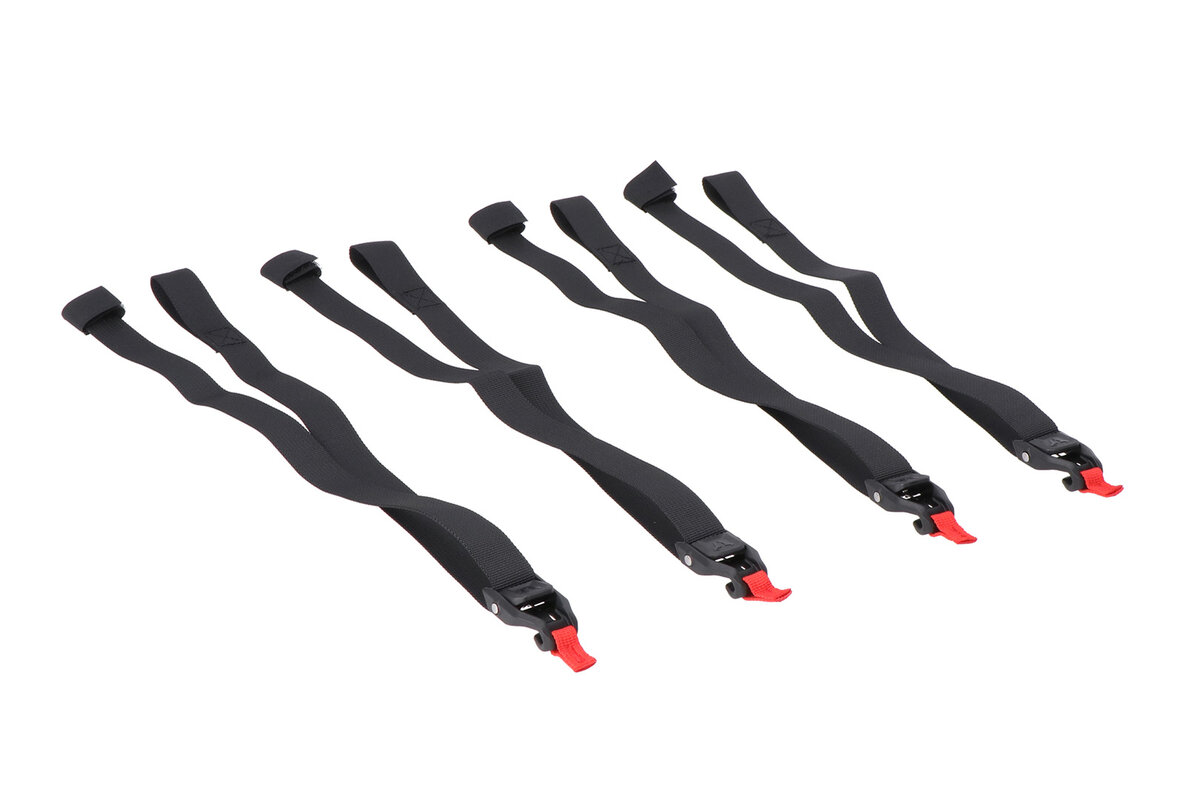 SW-Motech Juego de correas 4 piezas para bolsa trasera PRO Rackpack Original SW-Motech