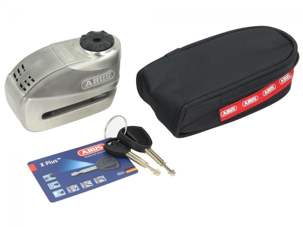 Cerradura de disco de freno ABUS Granit Detecto X Plus 8008, nivel de seguridad 19