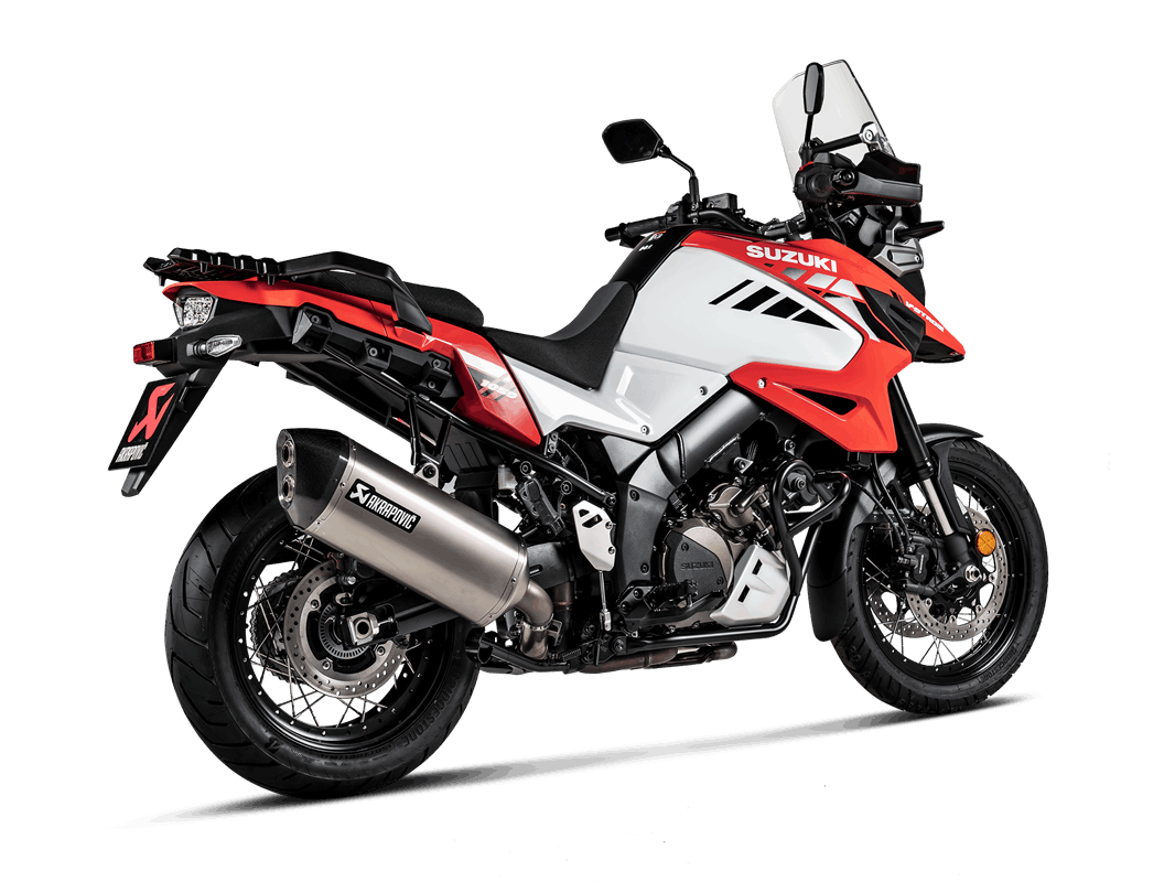 Escape Akrapovic Slip-On Line (Titanio) para Suzuki V-Strom 1000 (14-18) y V-Strom 1050 ab (20-23)