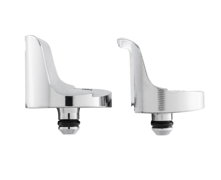 Tapa del orificio del espejo izquierda y derecha para Vespa Primavera/Sprint/Elettrica 50-150cc, cromada