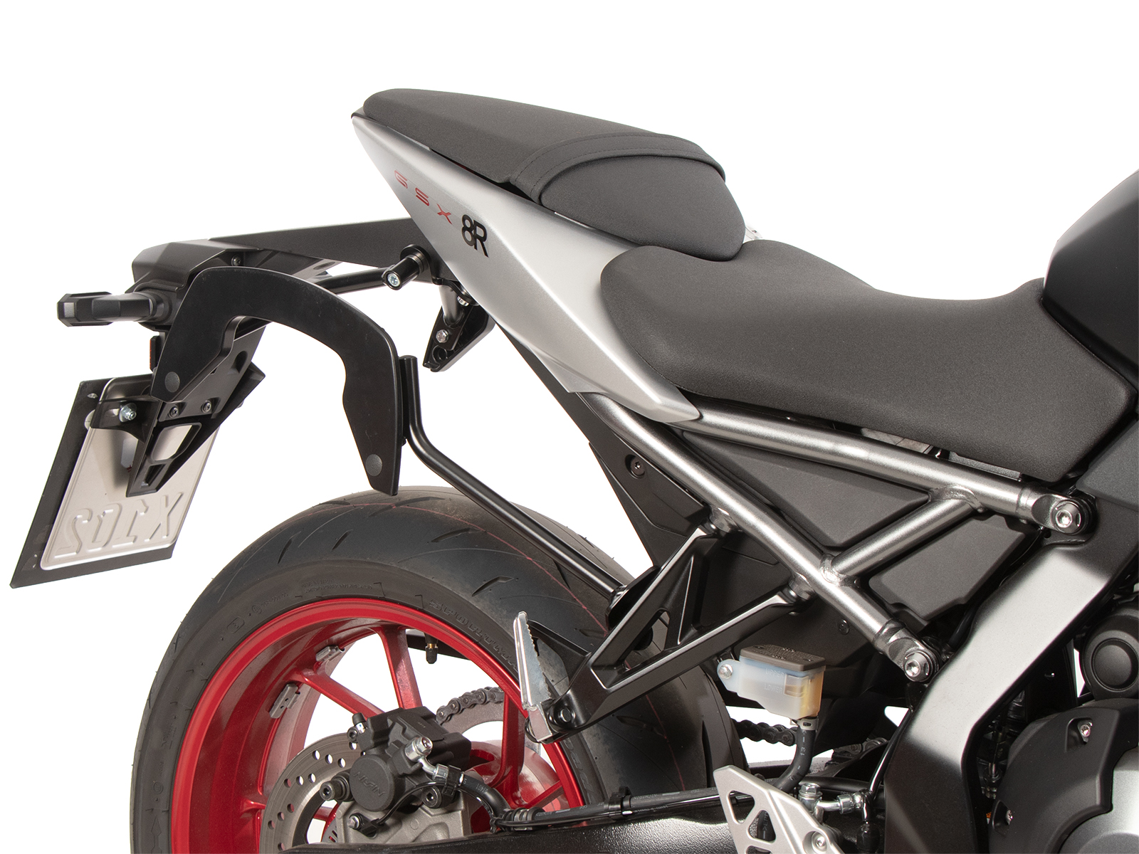 Soporte lateral C-Bow negro para Suzuki GSX-8R (24- ) Hepco & Becker