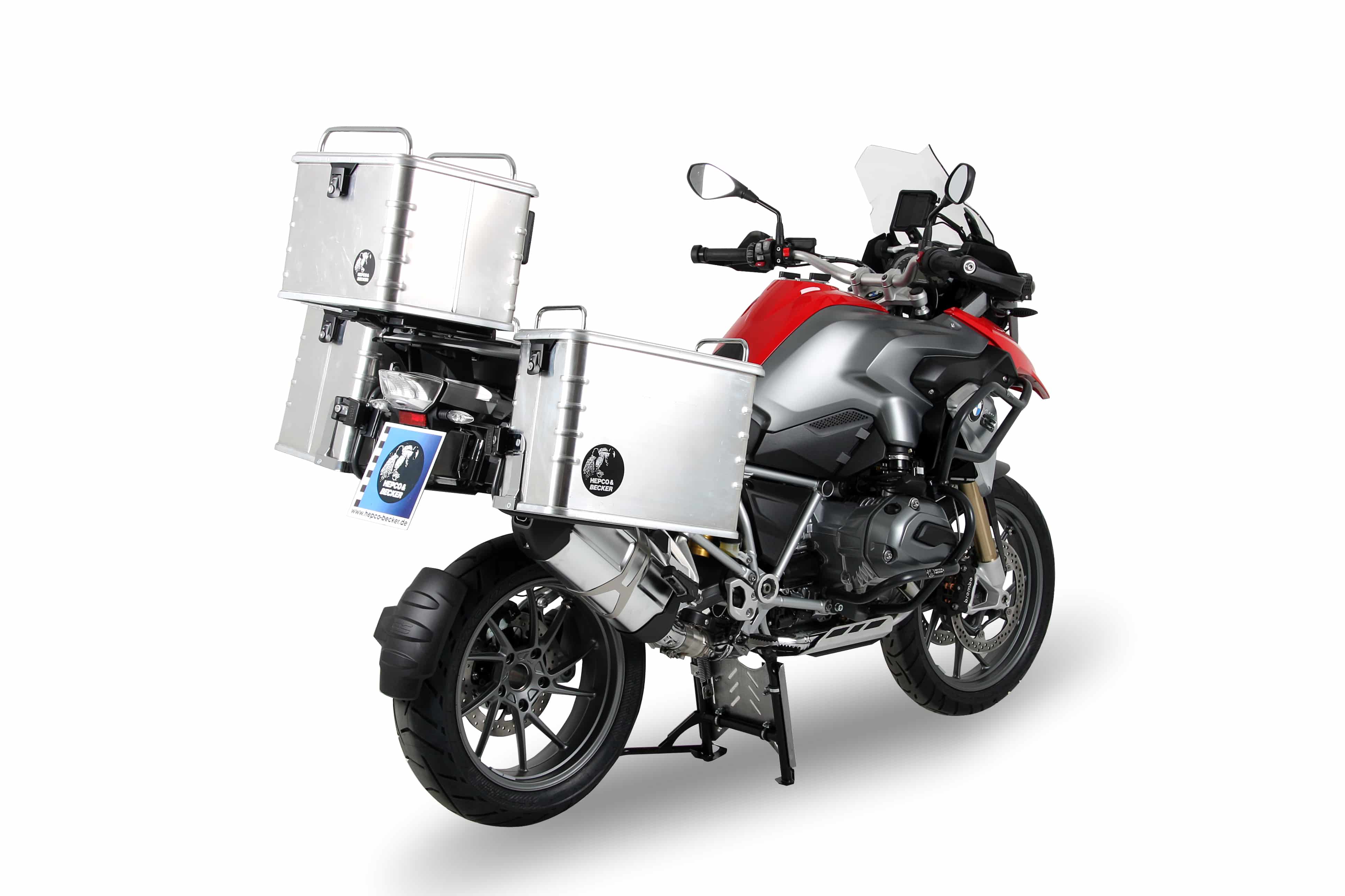 Portamaletas lateral Lock-it negro para BMW R 1250 GS Adventure (19-24) Hepco & Becker