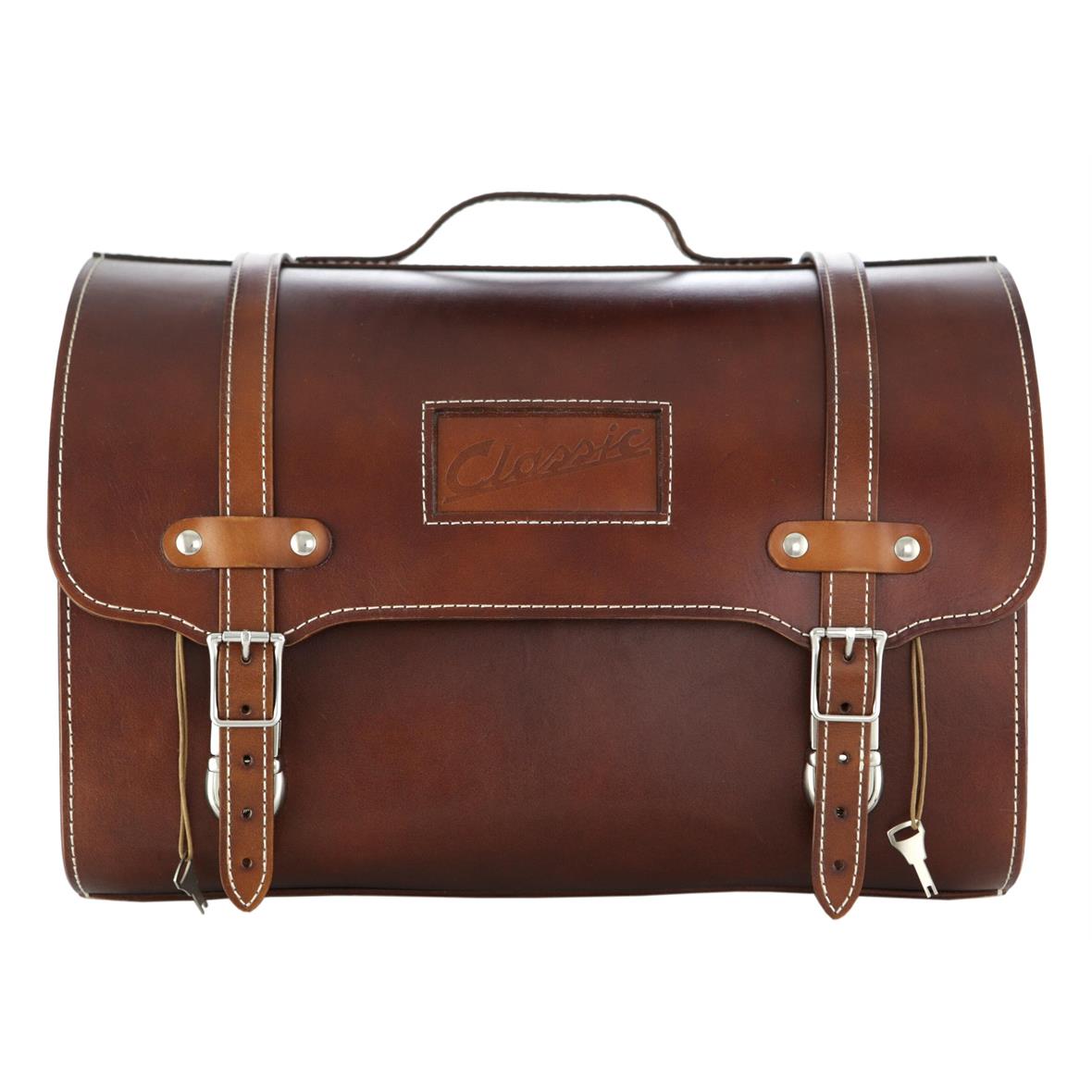 Funda de cuero "Classic" para Vespa - marrón