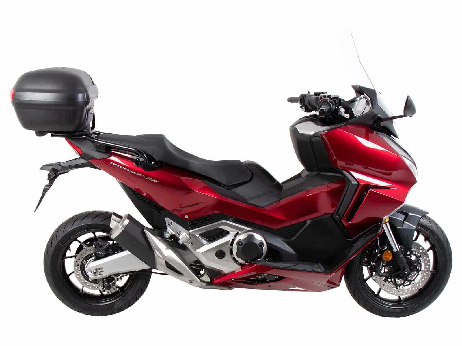 Portaequipajes de aluminio negro para Honda NSS 750 Forza (21-) Hepco & Becker