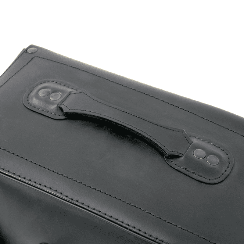 Juego de maletín lateral Buffalo Custom negro para portabolsas de tubo Hepco & Becker