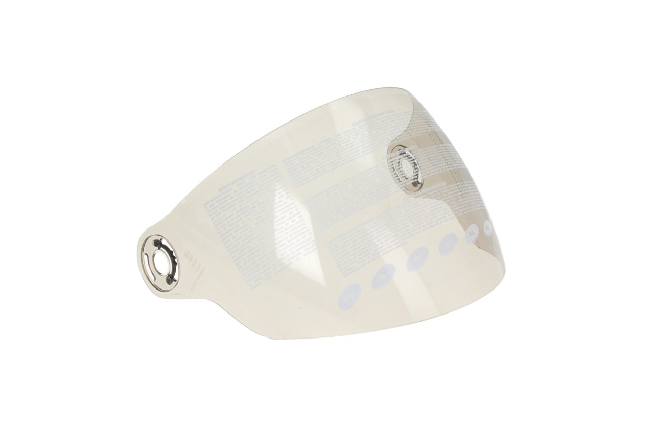 Visera Helmo Milano para Oscuro, tintada, resistente a los arañazos, antivaho