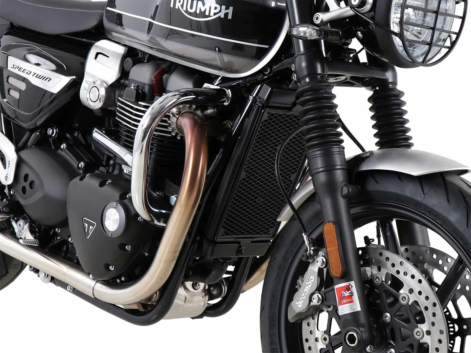 Protector de motor cromado para Triumph Speed Twin (19-21) Hepco & Becker