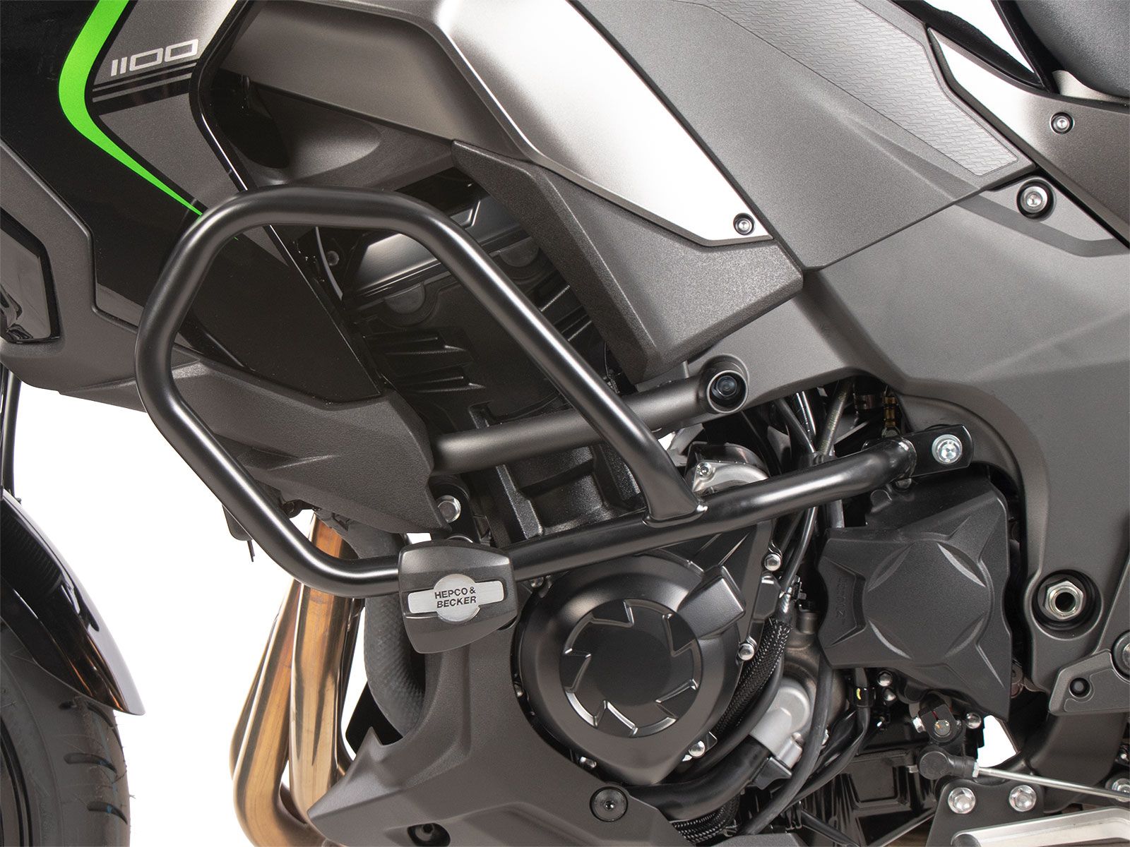 Protector de motor incl. almohadilla de protección para Kawasaki Versys 1100 /SE (25- ) Hepco & Becker