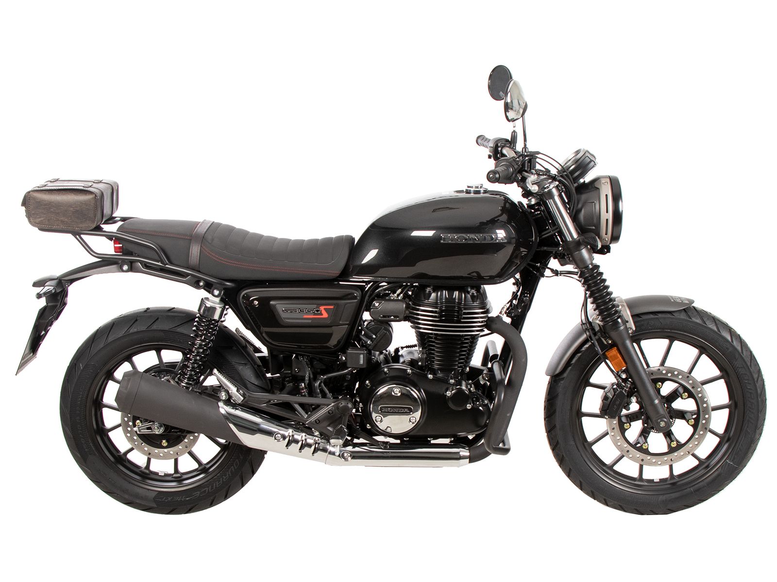 Portaequipajes tubular negro para Honda GB 350 S (25-) Hepco & Becker