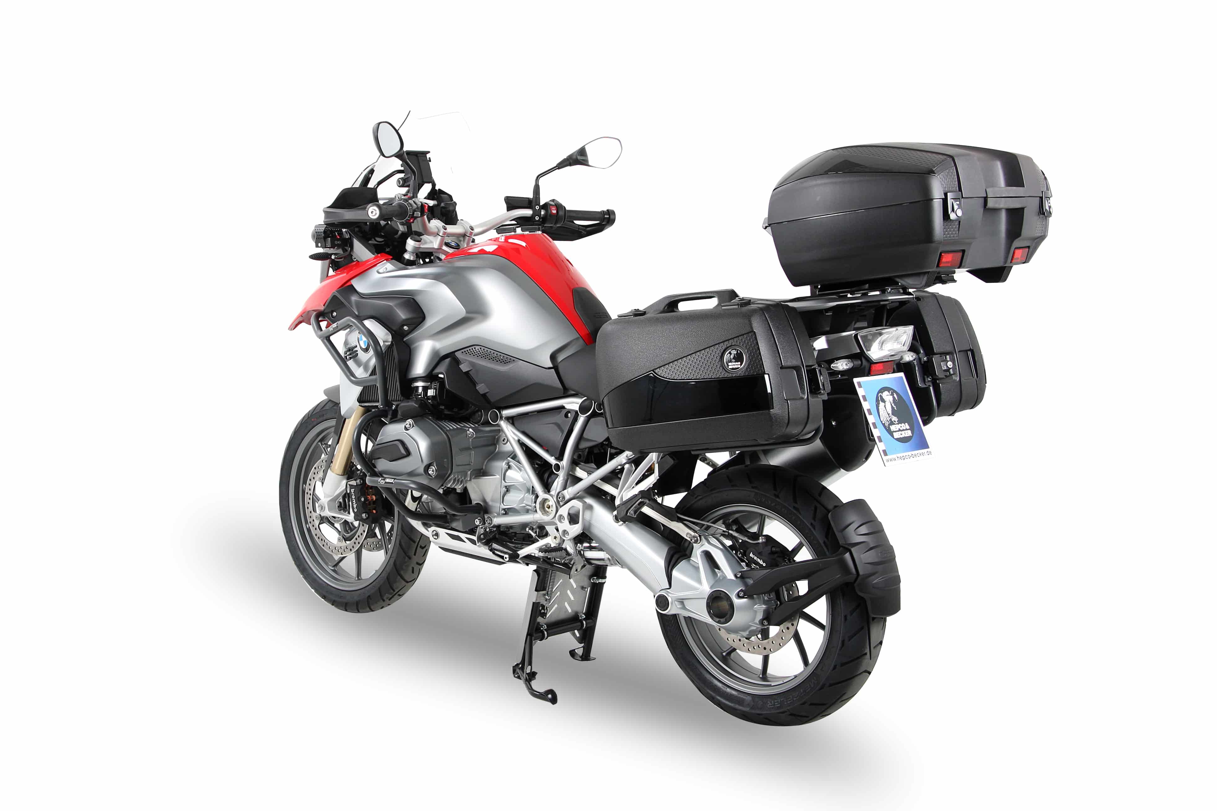 Portamaletas lateral Lock-it negro para BMW R 1250 GS Adventure (19-24) Hepco & Becker