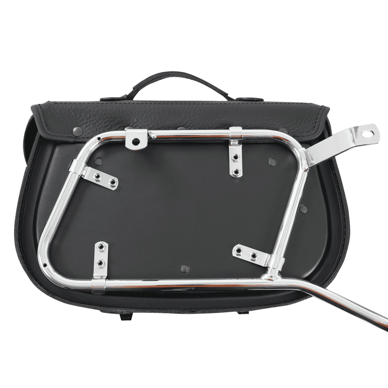 Maletín lateral juego Buffalo Big Custom negro para portabolsas tubo Hepco & Becker