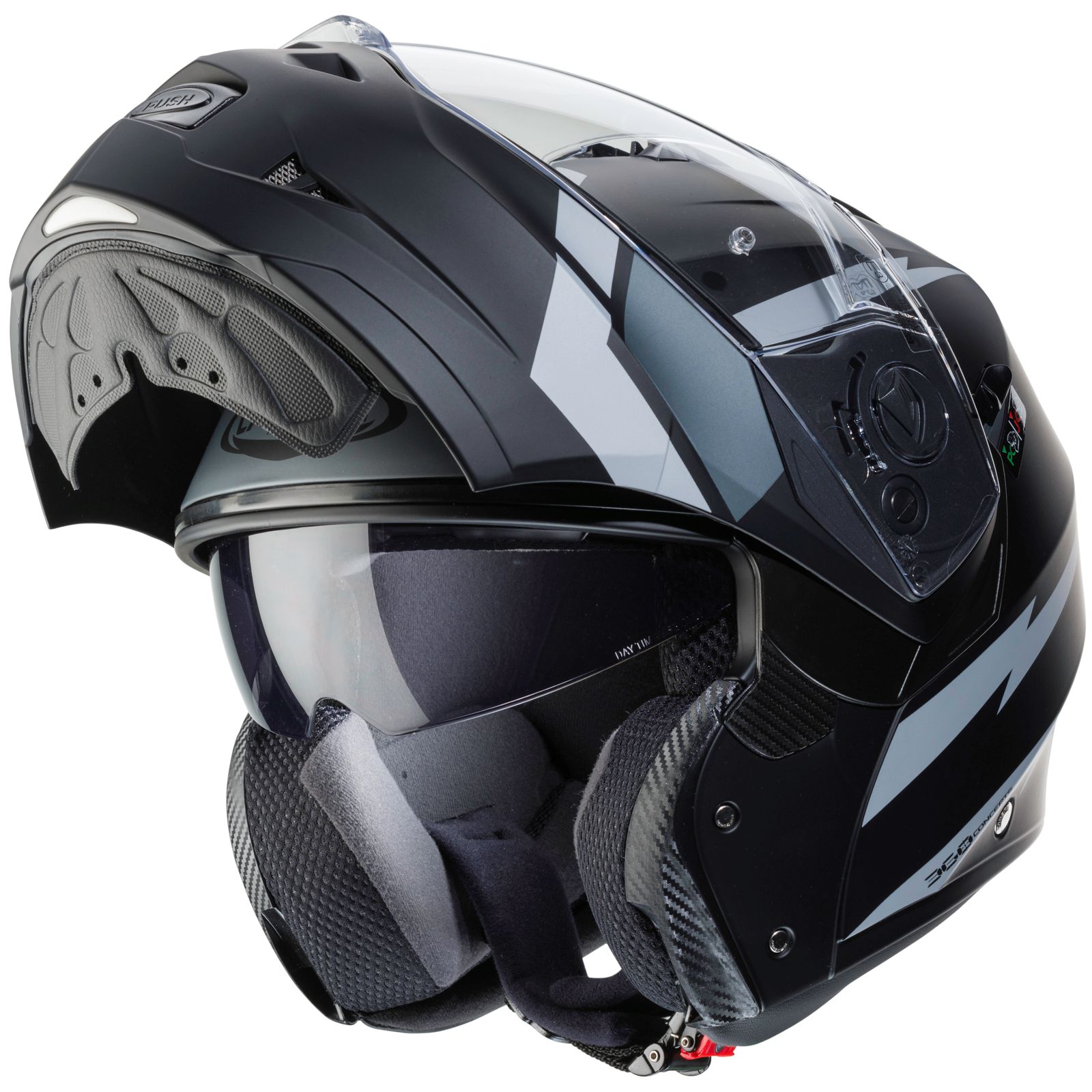 Casco Caberg Duke II Kito, negro mate/antracita