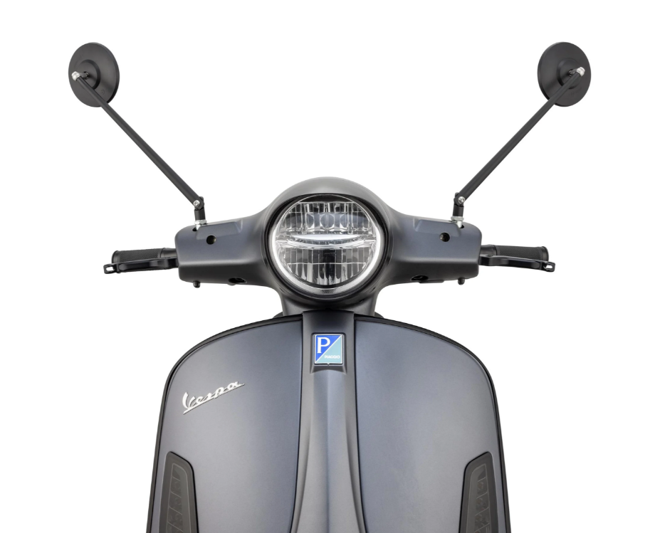 Retrovisor estándar izquierdo o derecho para Vespa PX 125-200ccm, negro mate