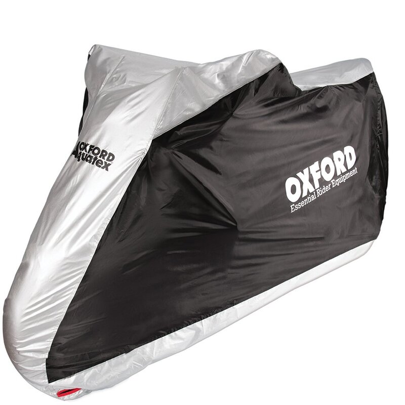 Funda Oxford Interior / Exterior Aquatex Negro/Plata - Moto / Scooter - M