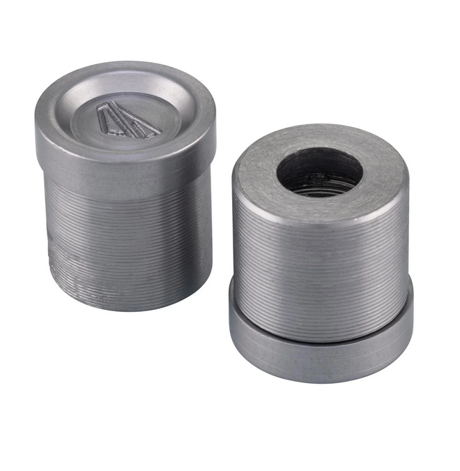Tapa del orificio del espejo izquierda y derecha FABRICA para Vespa, anodizado gris