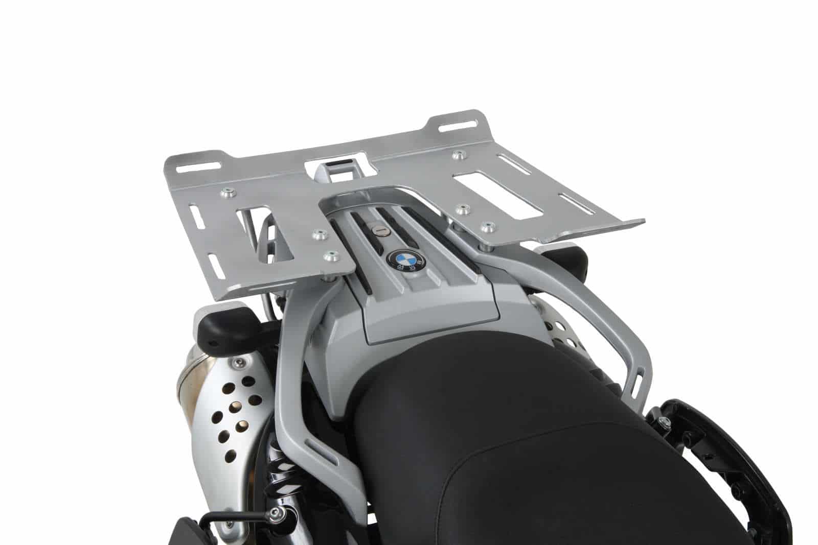 Extensión portaequipajes negra para Aprilia Tuareg 660 (22-24) Hepco & Becker