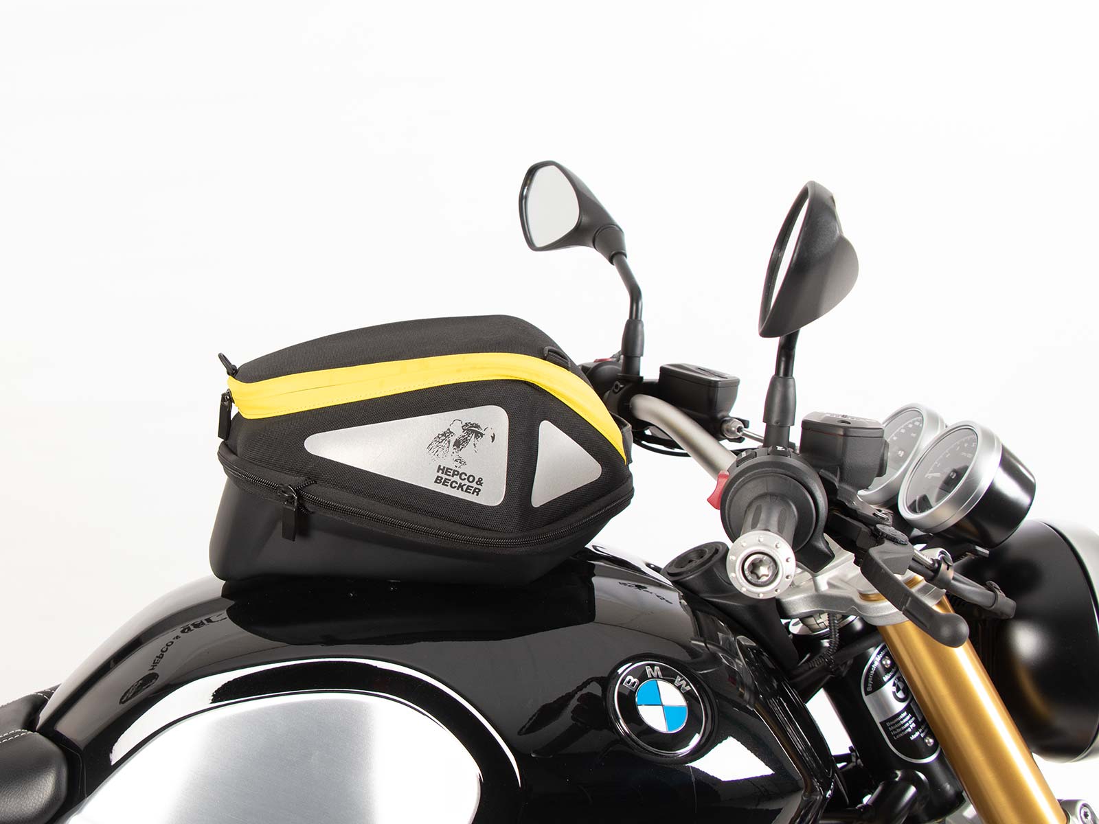 Anillo de depósito básico incl. unidad de cierre de la bolsa del depósito para BMW R nineT (14-16) Hepco & Becker